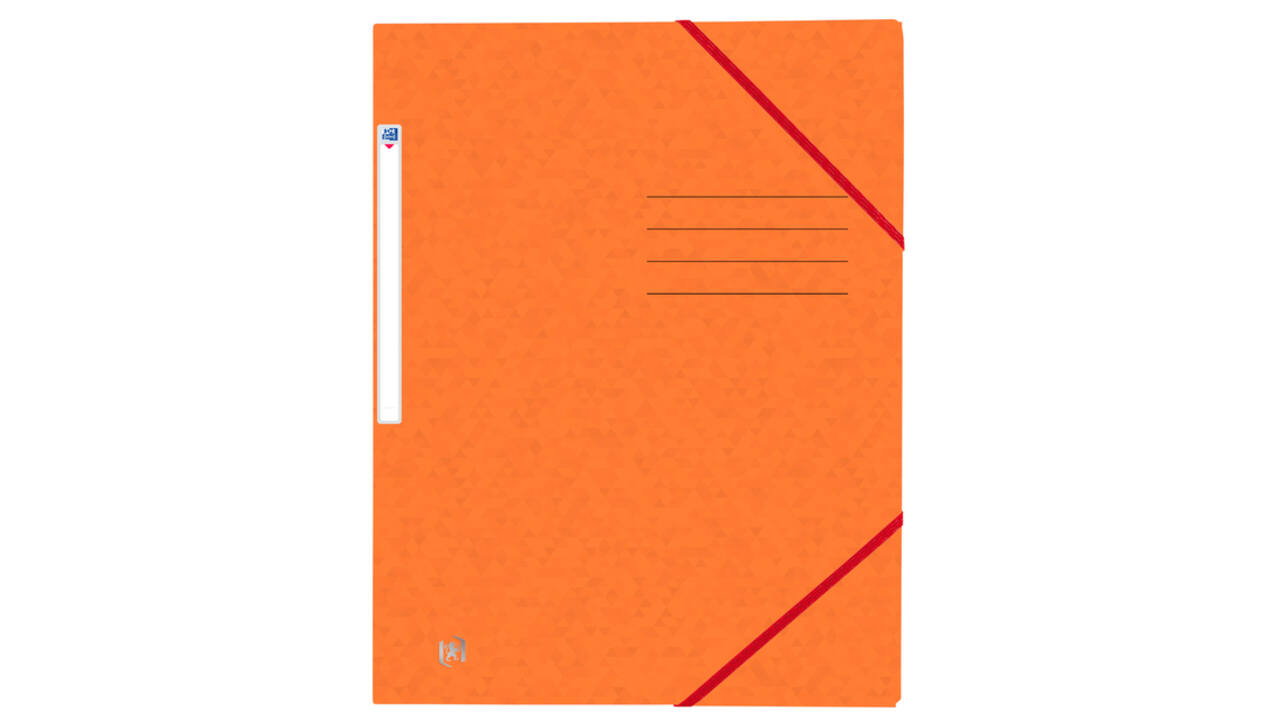 Elastomap Oxford Top File+ A4 oranje