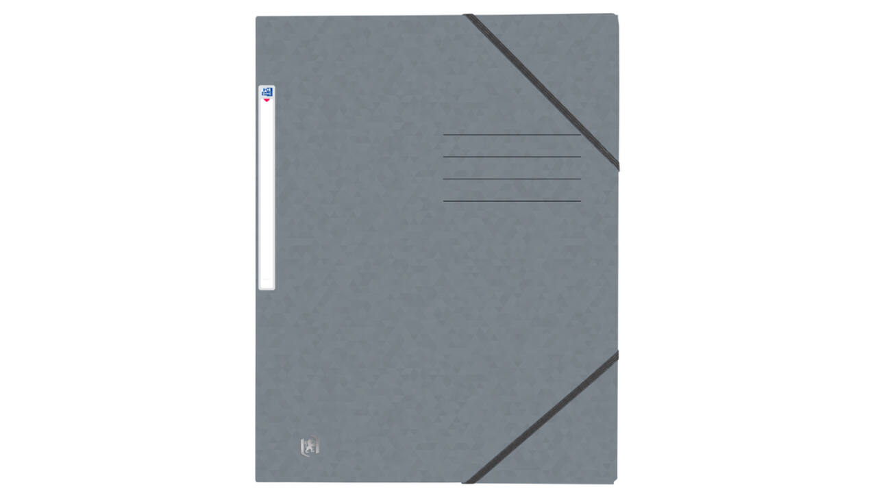 Elastomap Oxford Top File+ A4 grijs