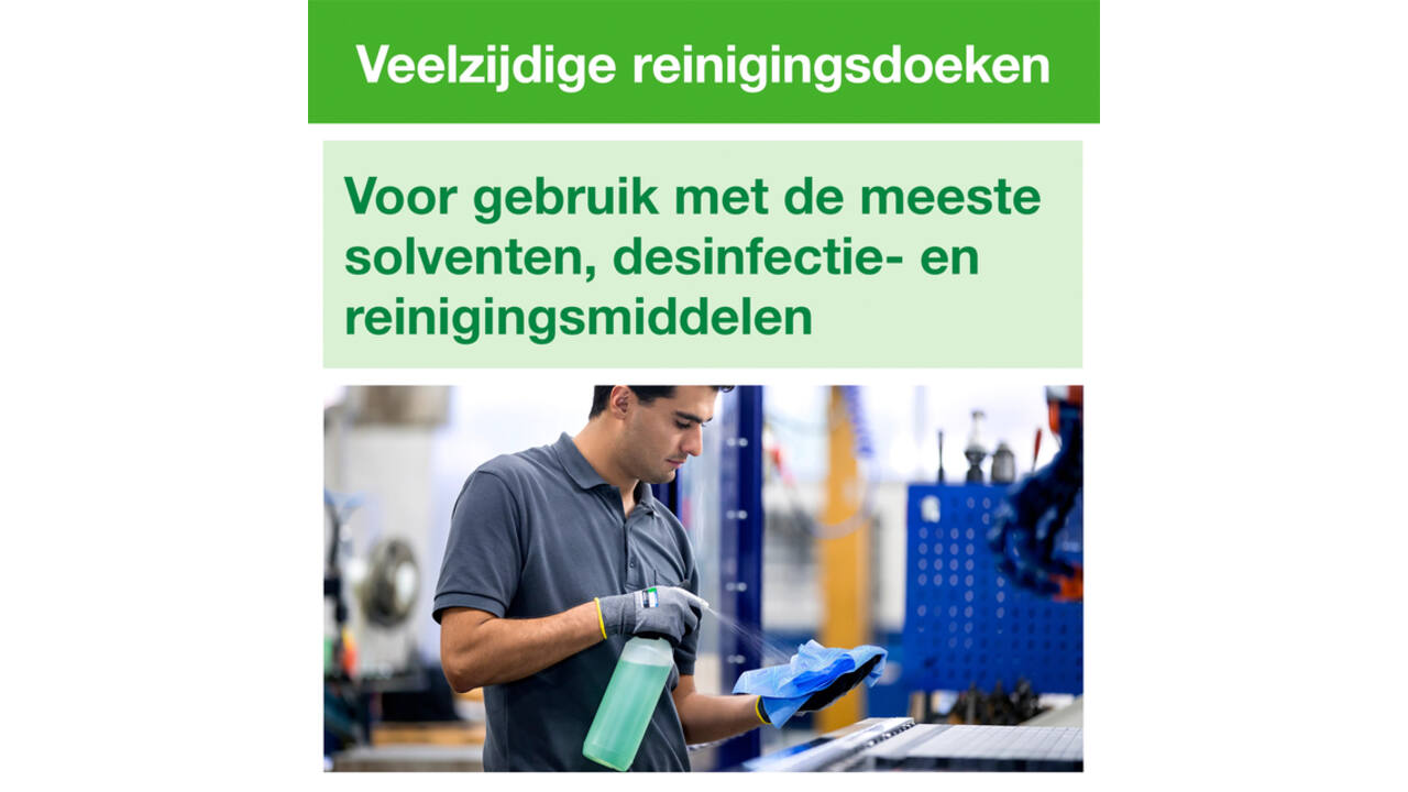 Reinigingsdoek Tork W8 Premium 1-laags 40 vel blauw 194450