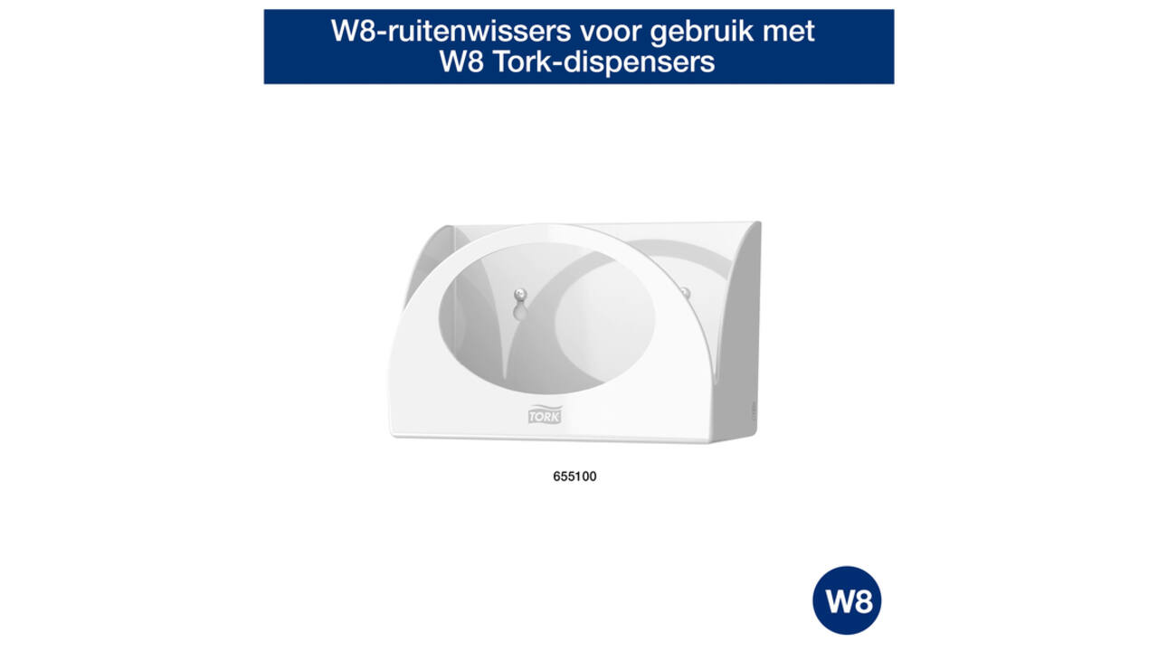 Reinigingsdoek Tork W8 Premium 1-laags 40 vel geel 194650