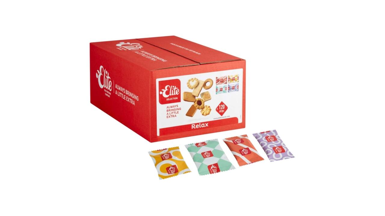 Koekjes Elite Selection Relax mix 120 stuks