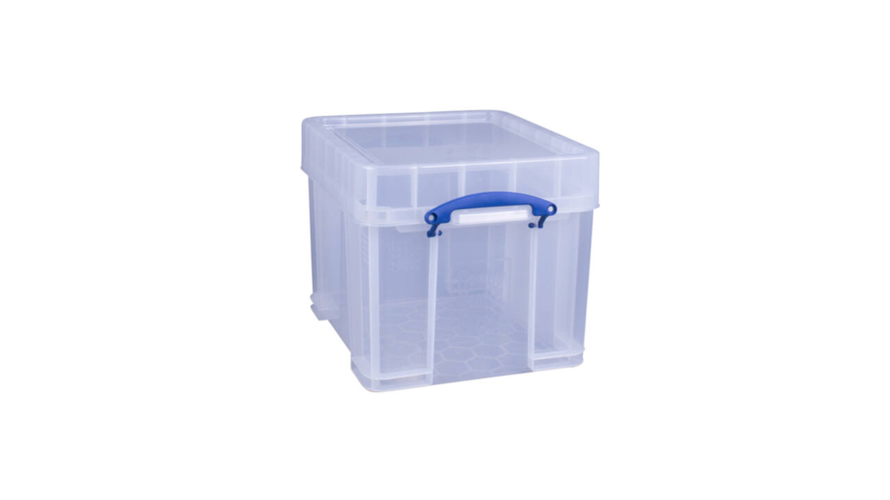 Opbergbox Really Useful 35 liter 480x390x345mm transparant wit