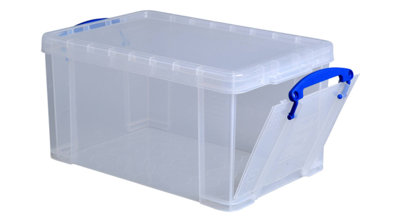 Opbergbox Really Useful 14 liter 395x255x210mm transparant wit