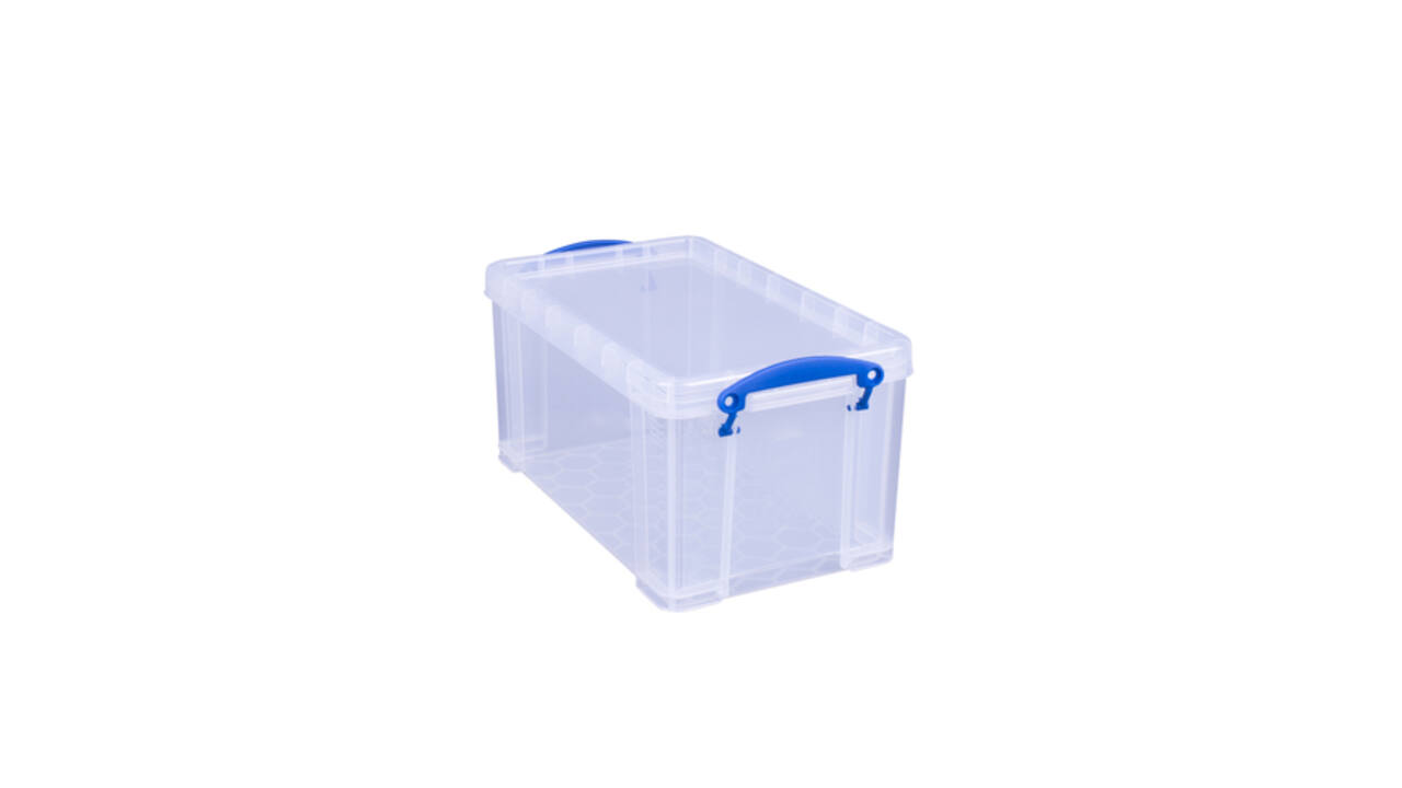 Opbergbox Really Useful 8 liter 340x200x175mm transparant wit