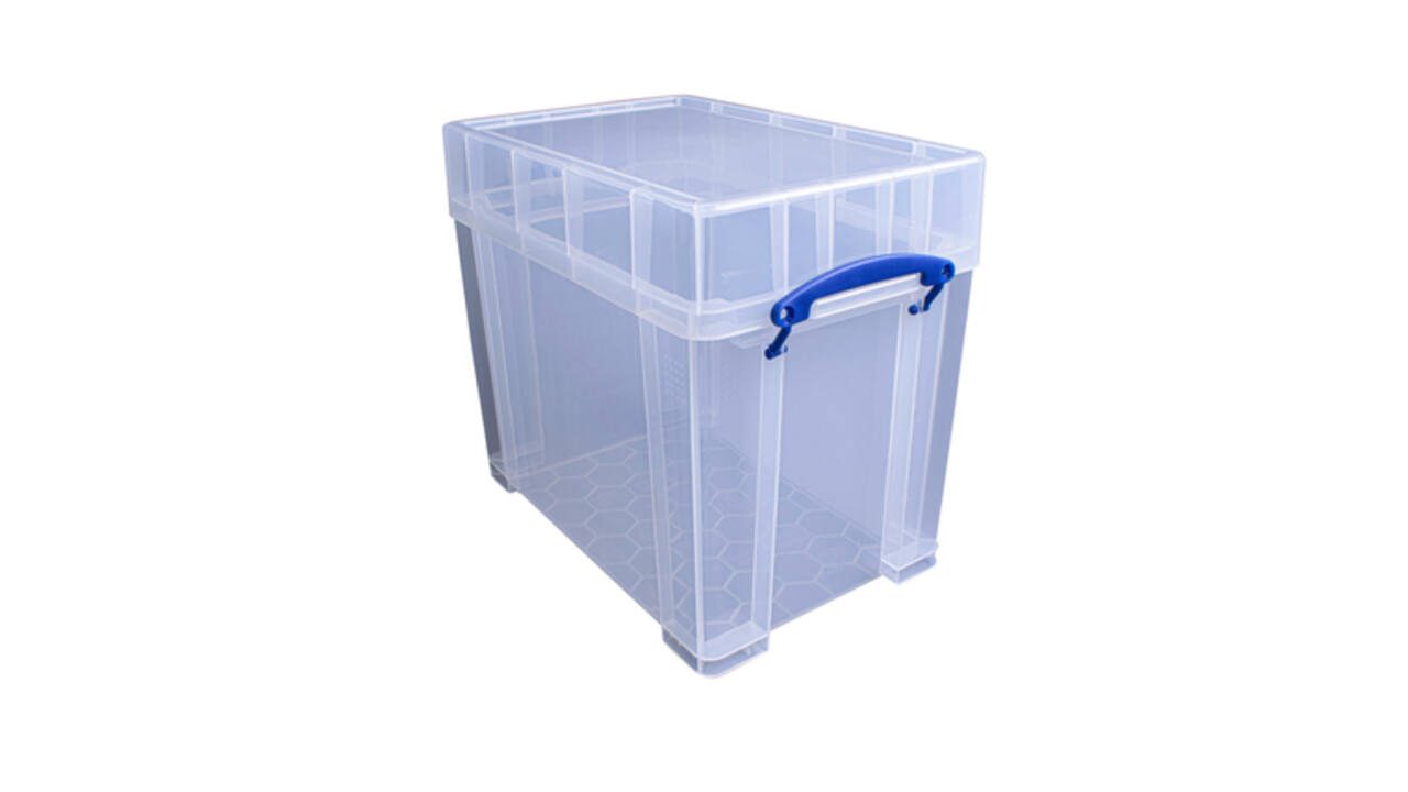 Opbergbox Really Useful 19 liter 395x255x330mm transparant wit