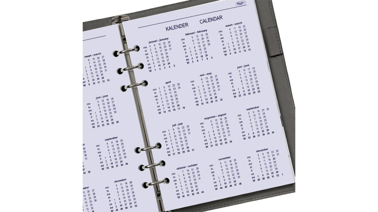 Agendavulling 2027 Kalpa A5 7dagen/2pagina's