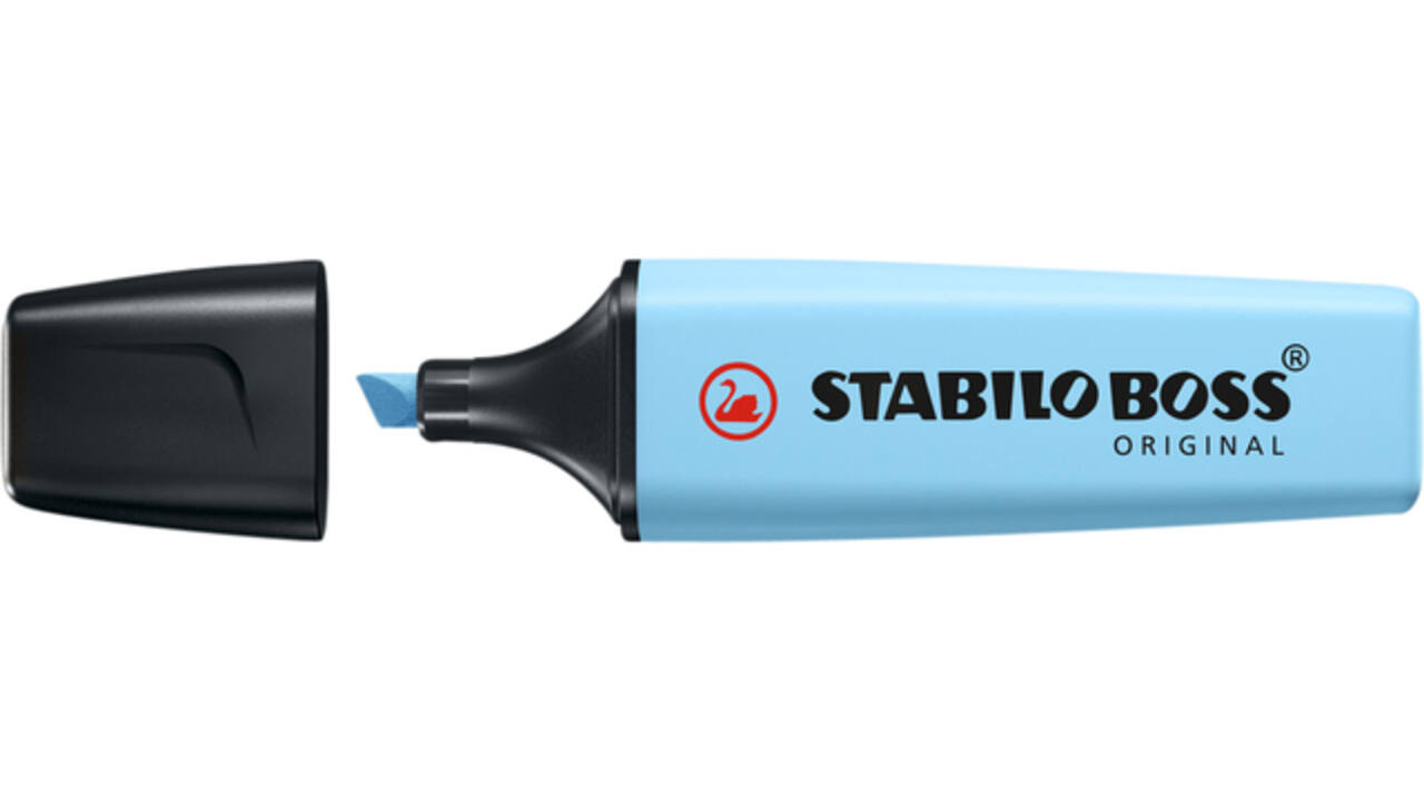 Markeerstift STABILO BOSS Original 70/112 pastel luchtig blauw