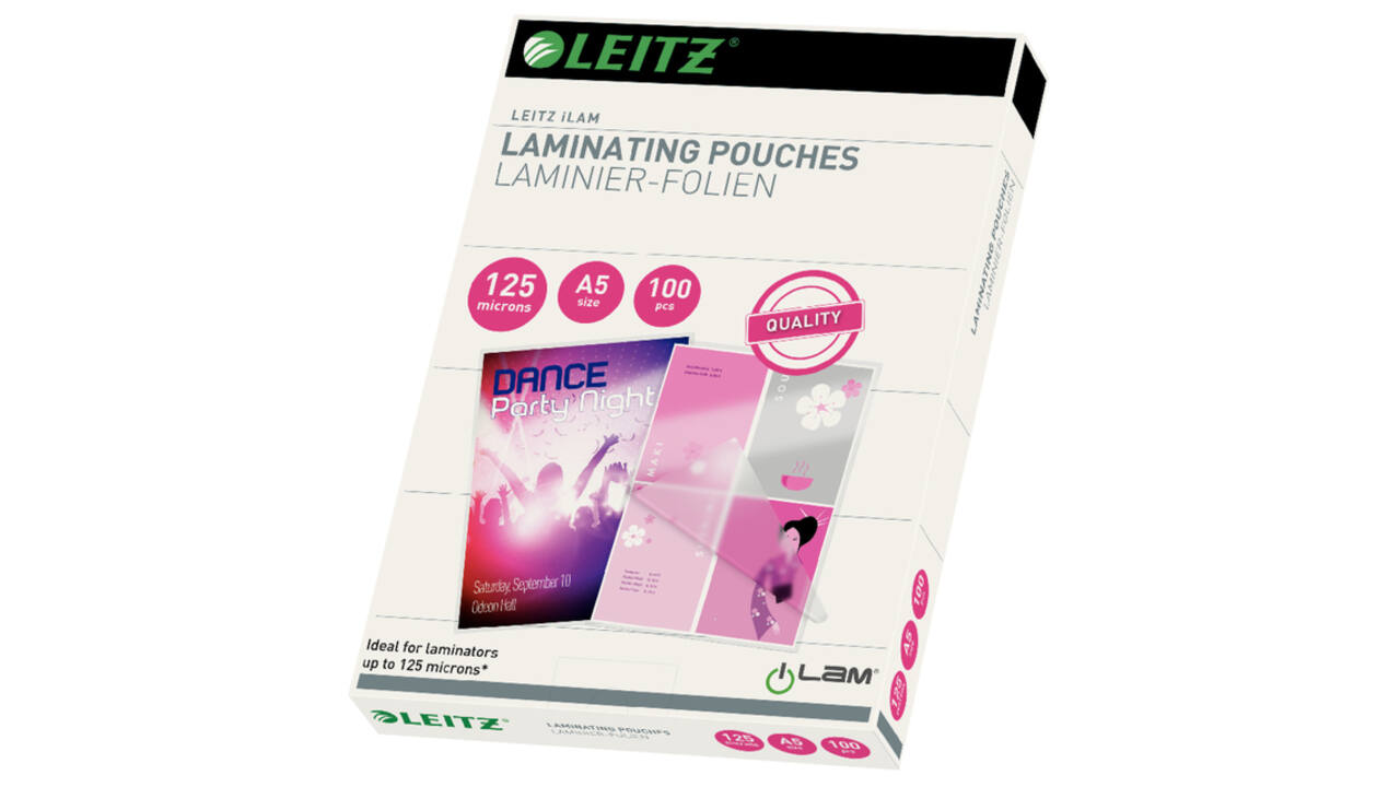 Lamineerhoes Leitz iLAM A5 2x125micron EVA 100stuks