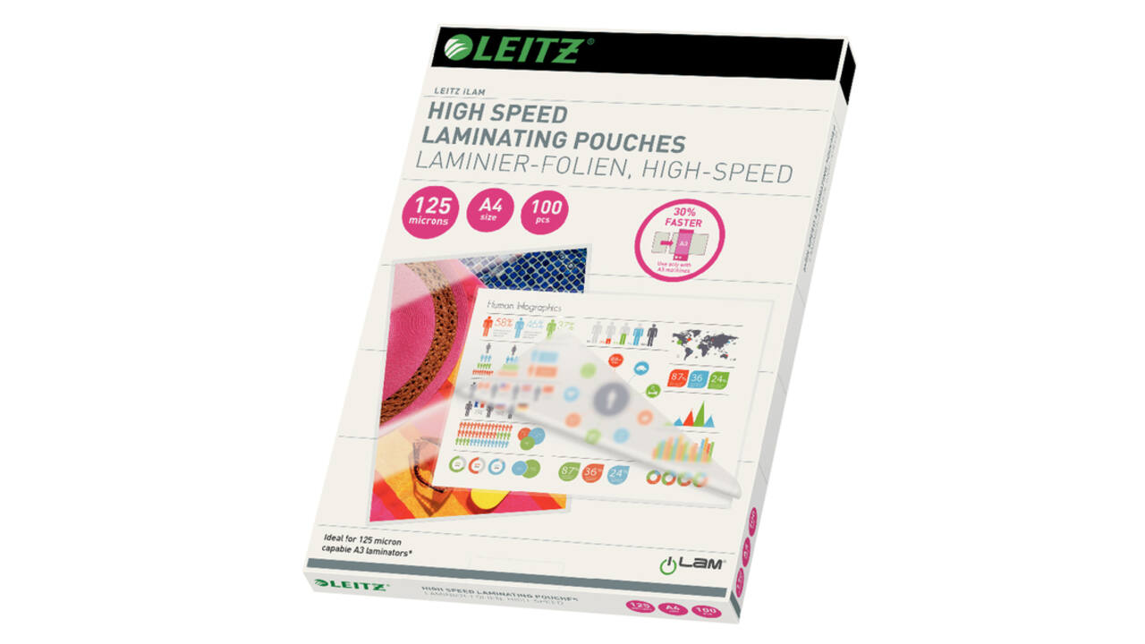 Lamineerhoes Leitz iLAM A4 High speed 125 mic