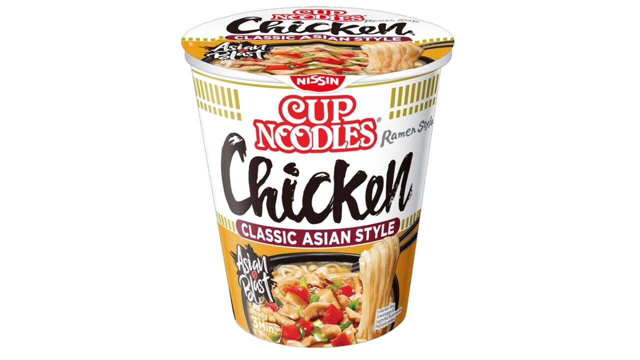 Noodles Nissin tasty chicken cup