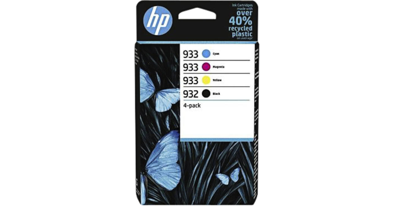 Inktcartridge HP 6ZC71AE 932 933 zwart + 3 kleuren
