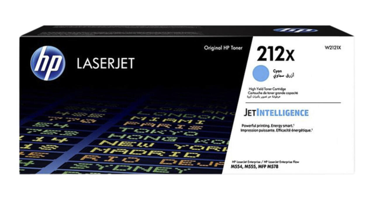 Tonercartridge HP W2121X 212X blauw