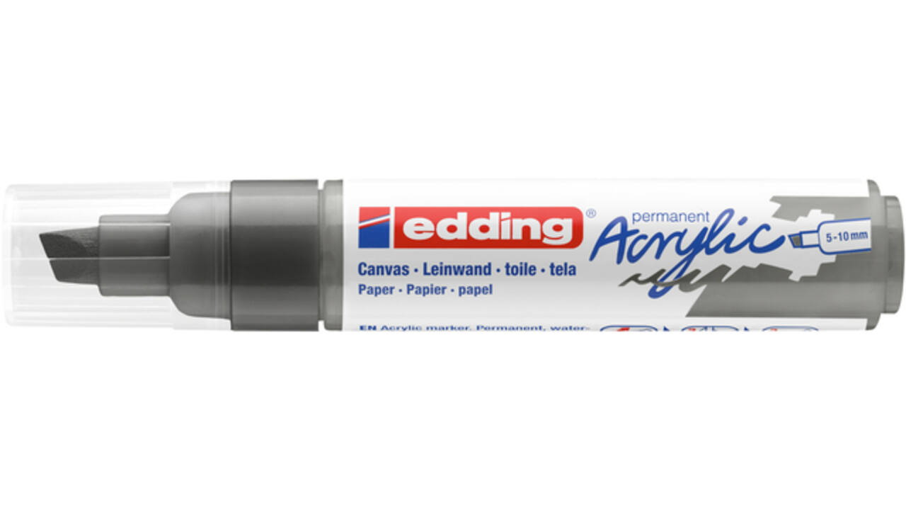 Acrylmarker edding e-5000 breed antraciet