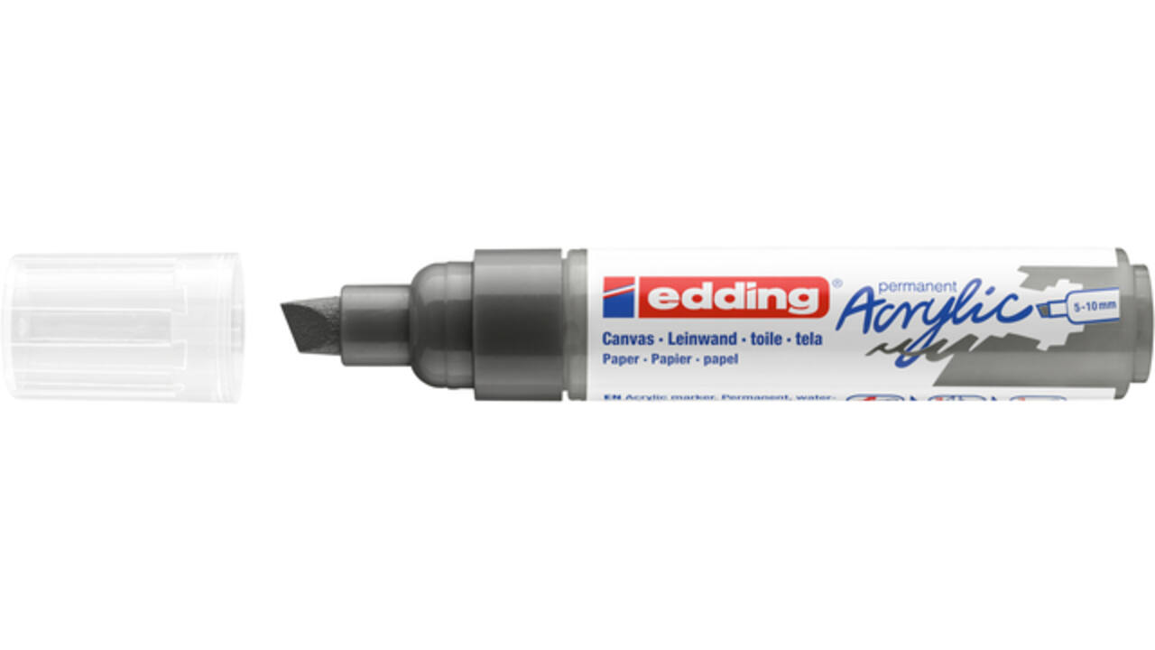 Acrylmarker edding e-5000 breed antraciet