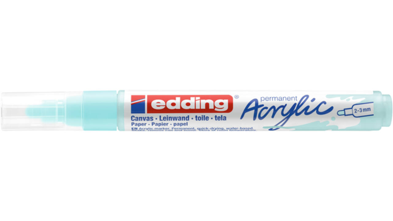 Acrylmarker edding e-5100 medium pastel blauw
