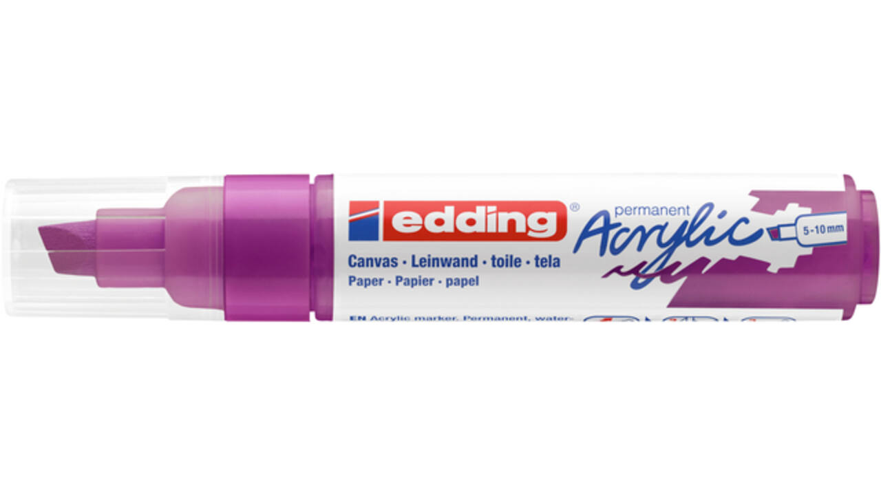 Acrylmarker edding e-5000 breed bessenrood