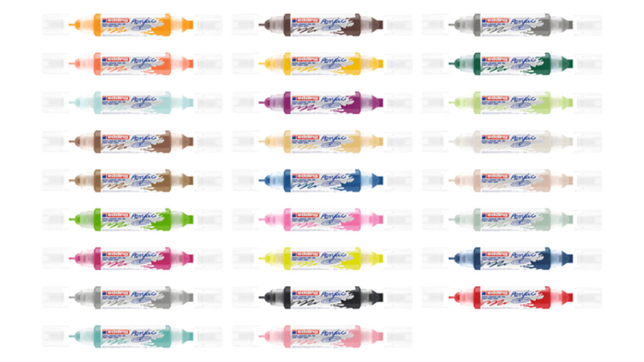 Acrylmarker edding e-5400 3D double liner opulent turquoise