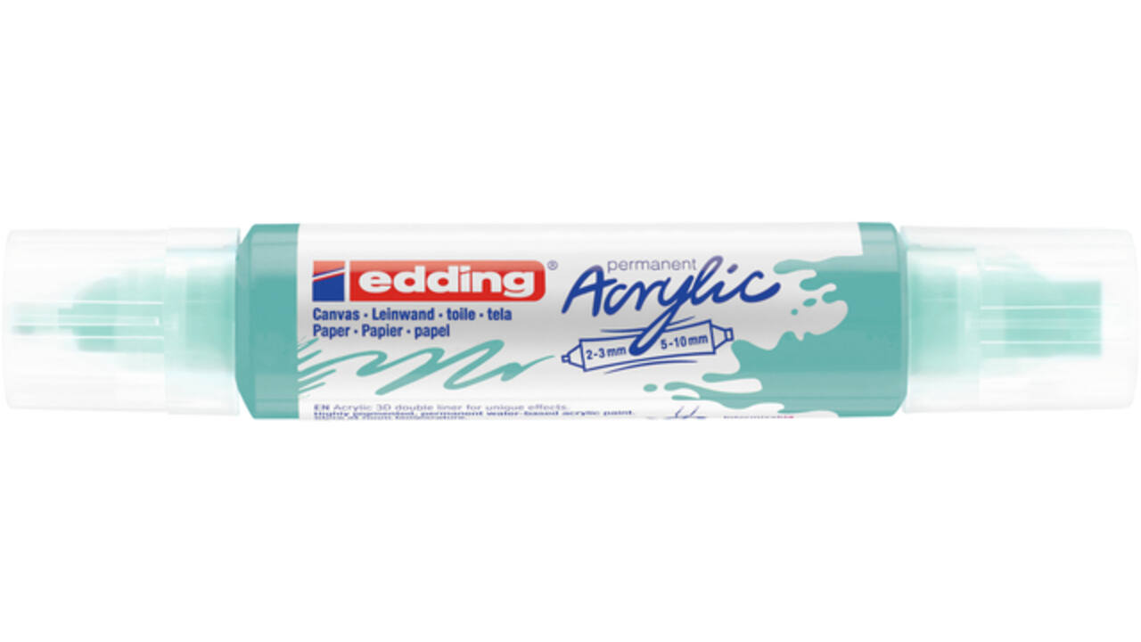 Acrylmarker edding e-5400 3D double liner opulent turquoise