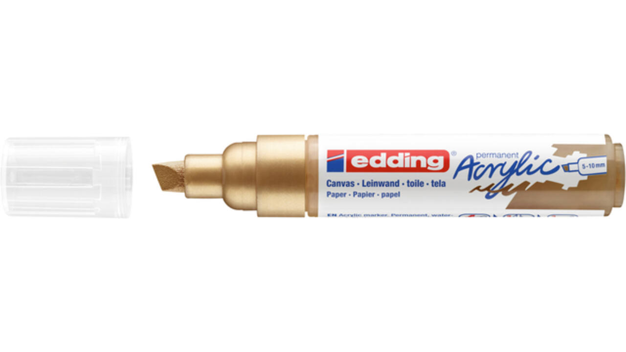 Acrylmarker edding e-5000 breed rijkgoud