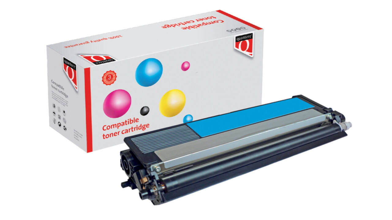 Toner Quantore alternatief tbv Brother TN-320C Blauw