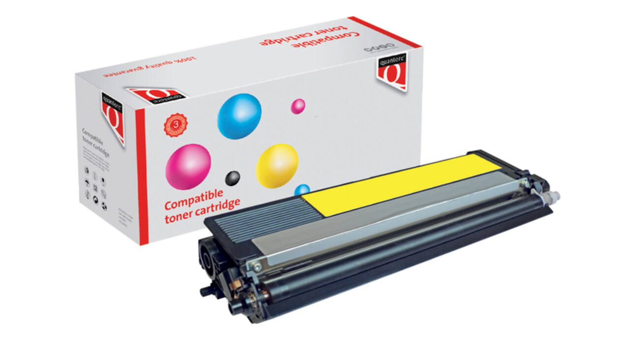 Toner Quantore alternatief tbv Brother TN-329Y geel