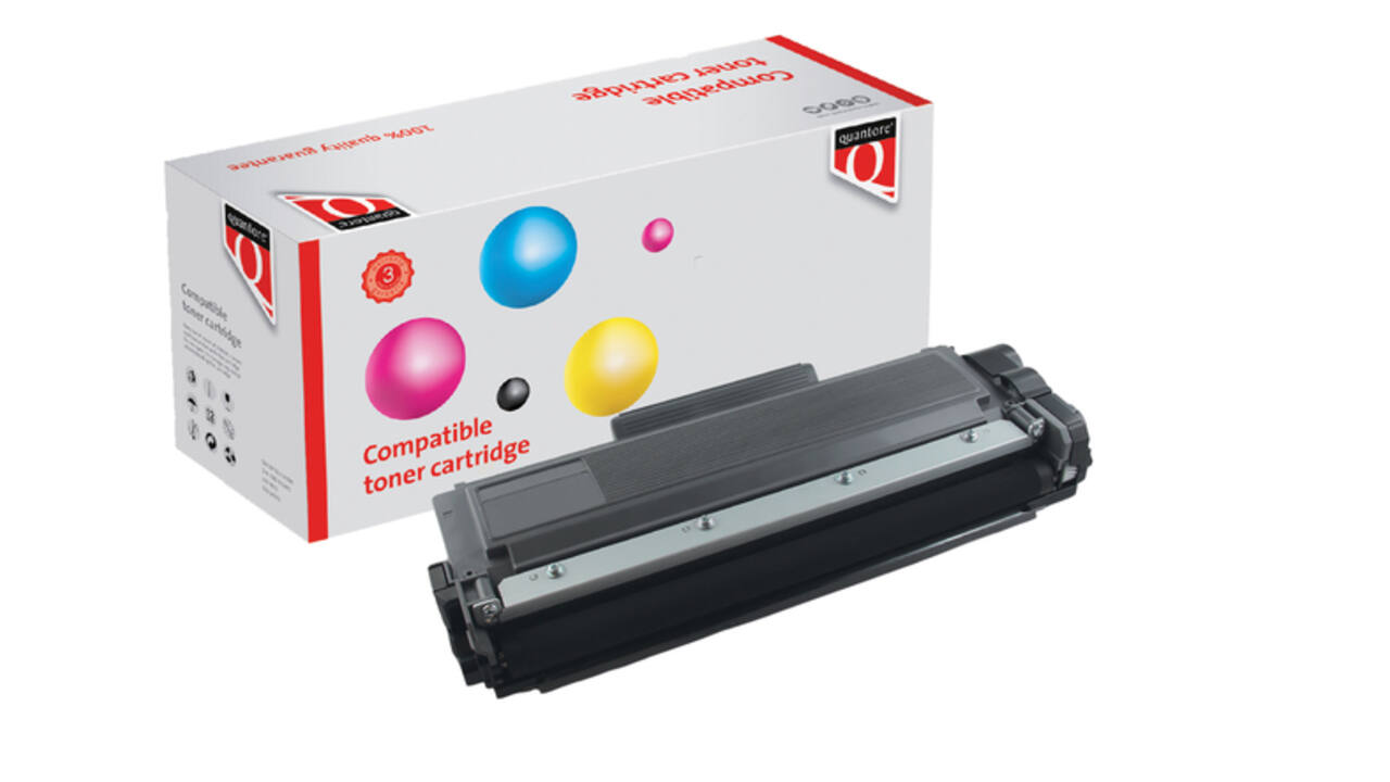 Tonercartridge Quantore alternatief tbv Brother TN-2410 zwart