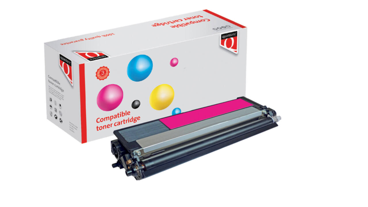 Toner Quantore alternatief tbv Brother TN-320M Rood