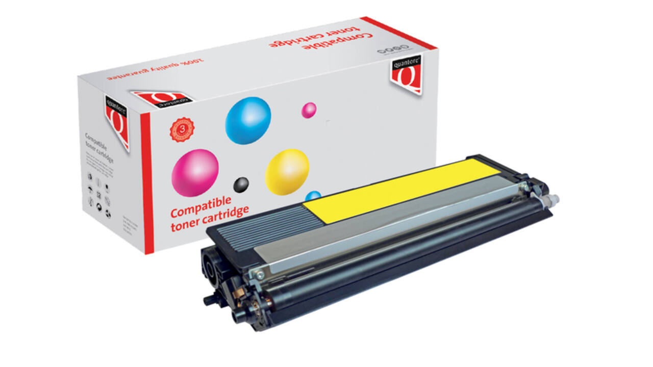 Toner Quantore alternatief tbv Brother TN-320Y Geel