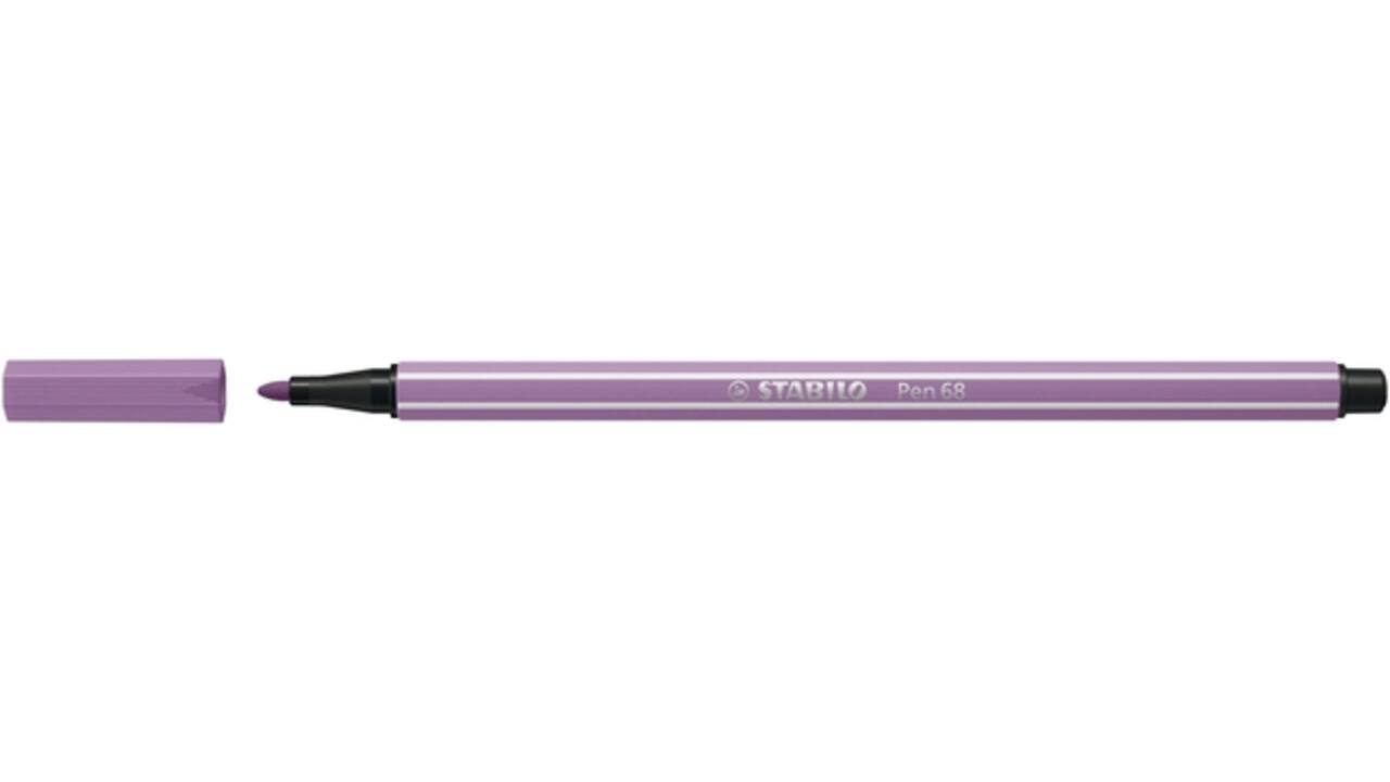 Viltstift STABILO Pen 68/62 medium pruimenpaars