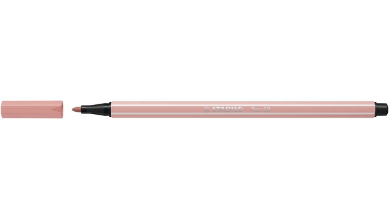 Viltstift STABILO Pen 68/28 medium donkerblush