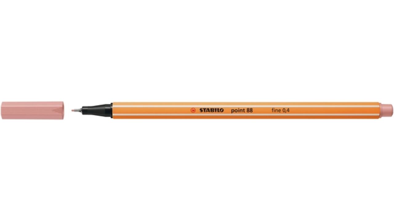 Fineliner STABILO point 88/28 fijn donkerblush