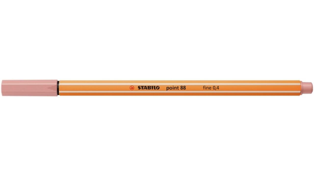 Fineliner STABILO point 88/28 fijn donkerblush