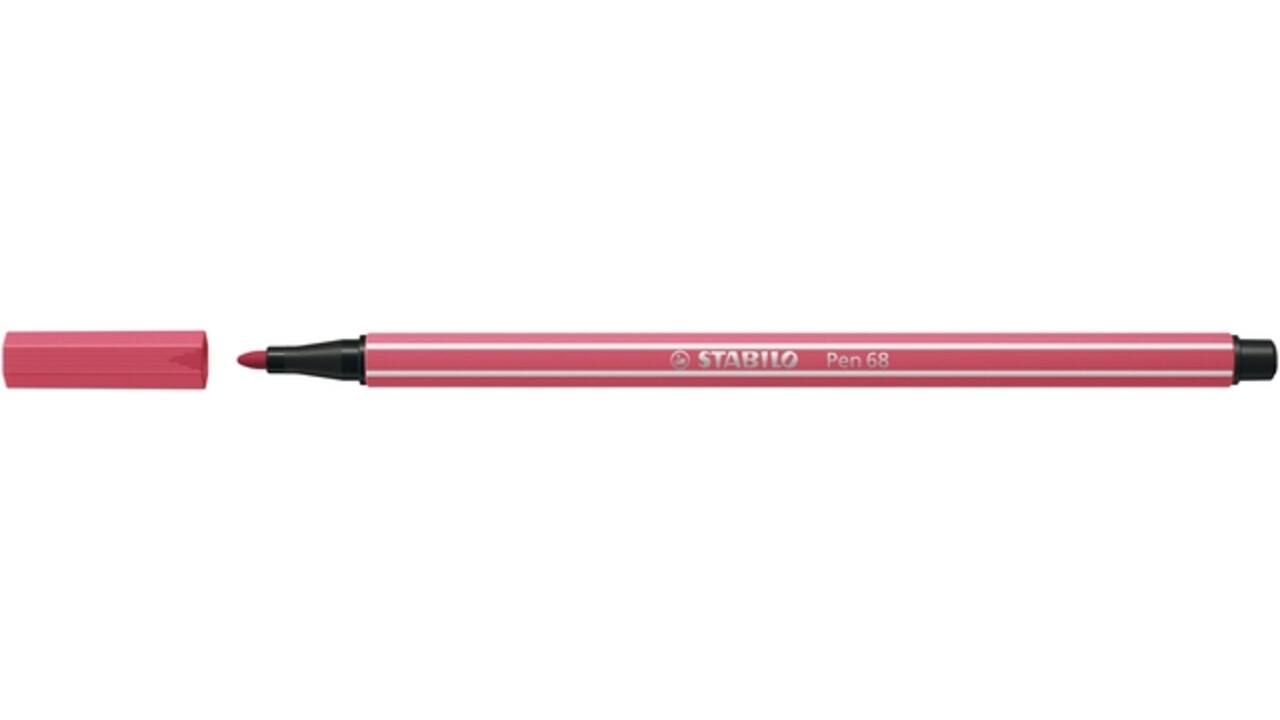 Viltstift STABILO Pen 68/49 medium aardbeienrood