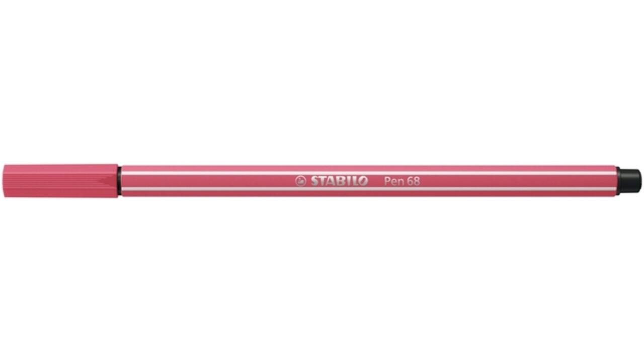 Viltstift STABILO Pen 68/49 medium aardbeienrood