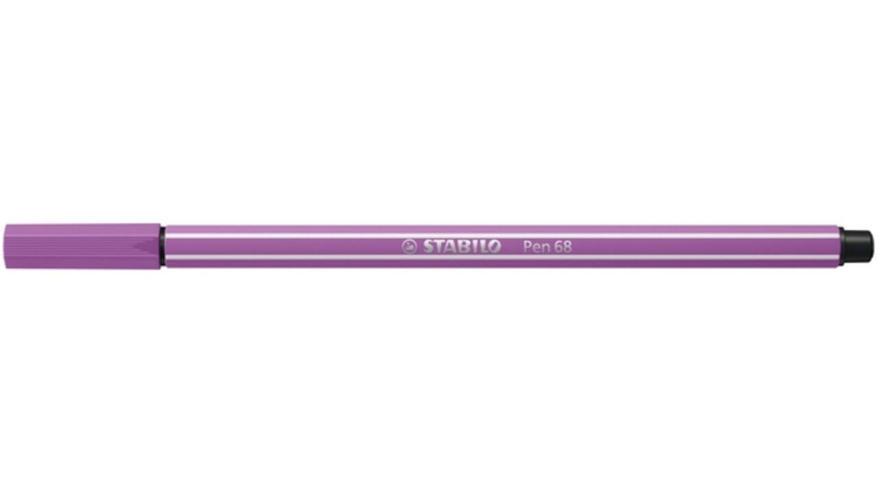Viltstift STABILO Pen 68/60 medium vergrijsd violet