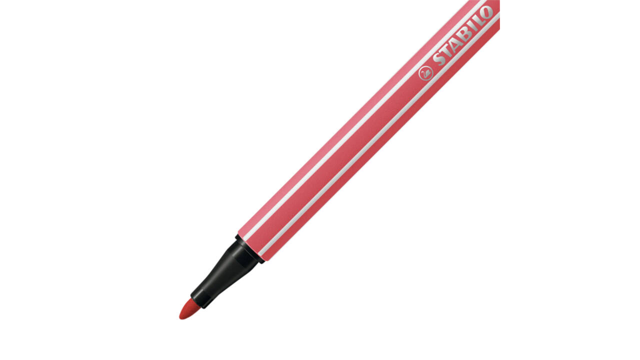 Viltstift STABILO Pen 68/47 medium roestig rood