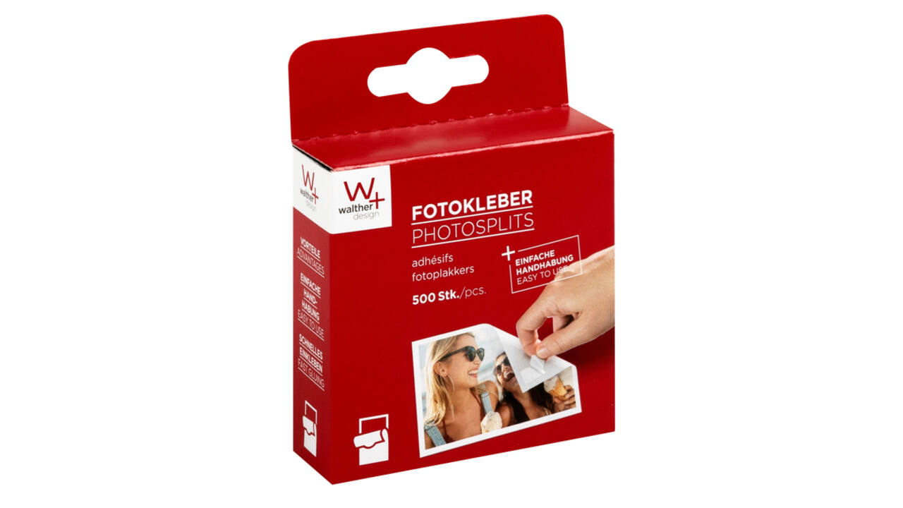 Fototape walther design 13x17mm wit 500 stuks