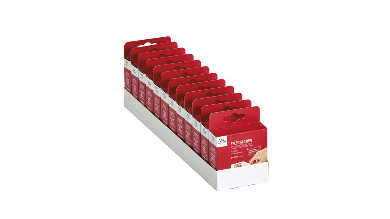 Fototape walther design 13x17mm wit 500 stuks