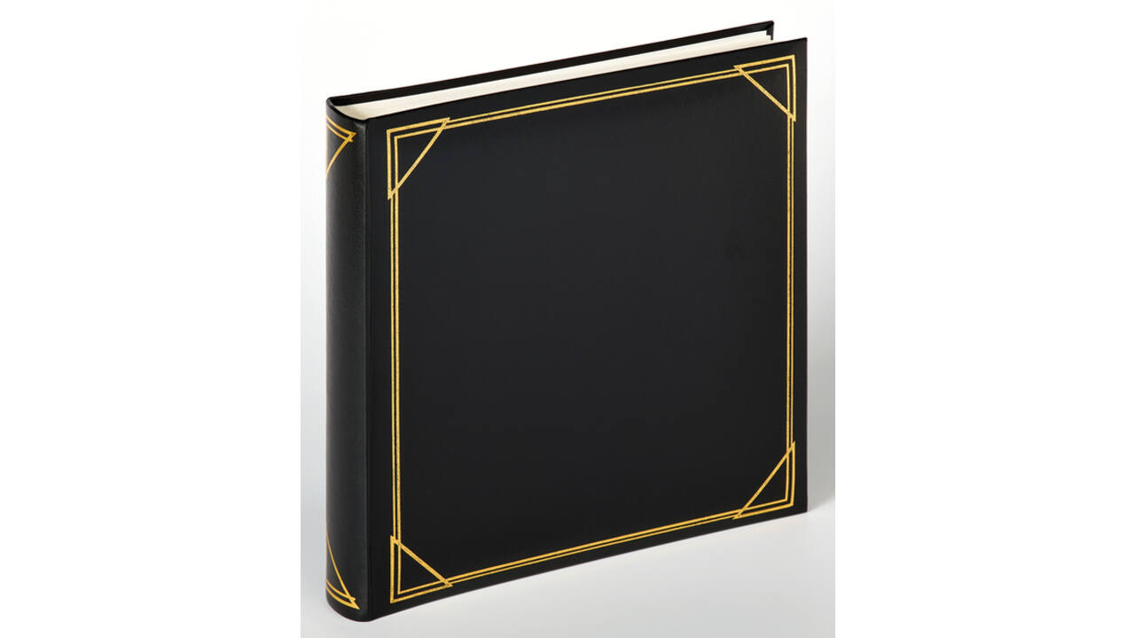 Fotoalbum walther design standaard 30x30cm 100vel zwart