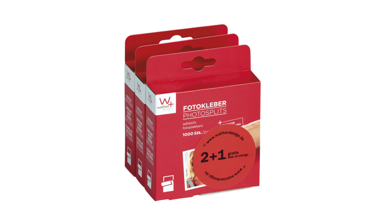 Fototape walther design 10x12mm 3x1000 stuks
