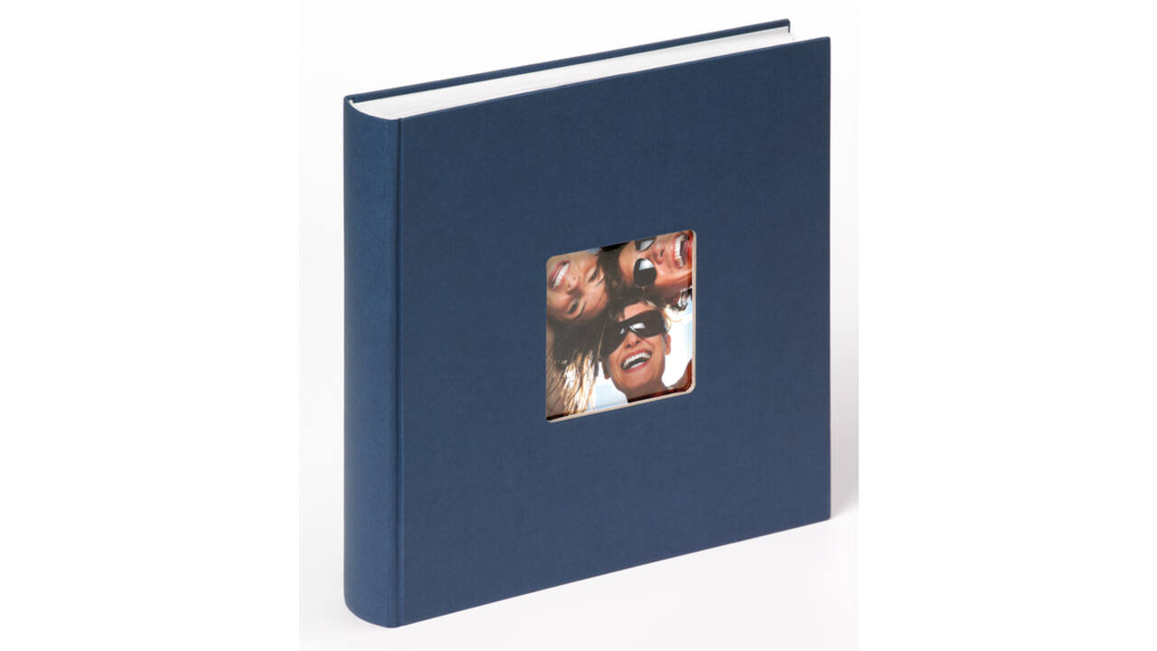 Fotoalbum walther design Fun 30x30cm 50vel blauw