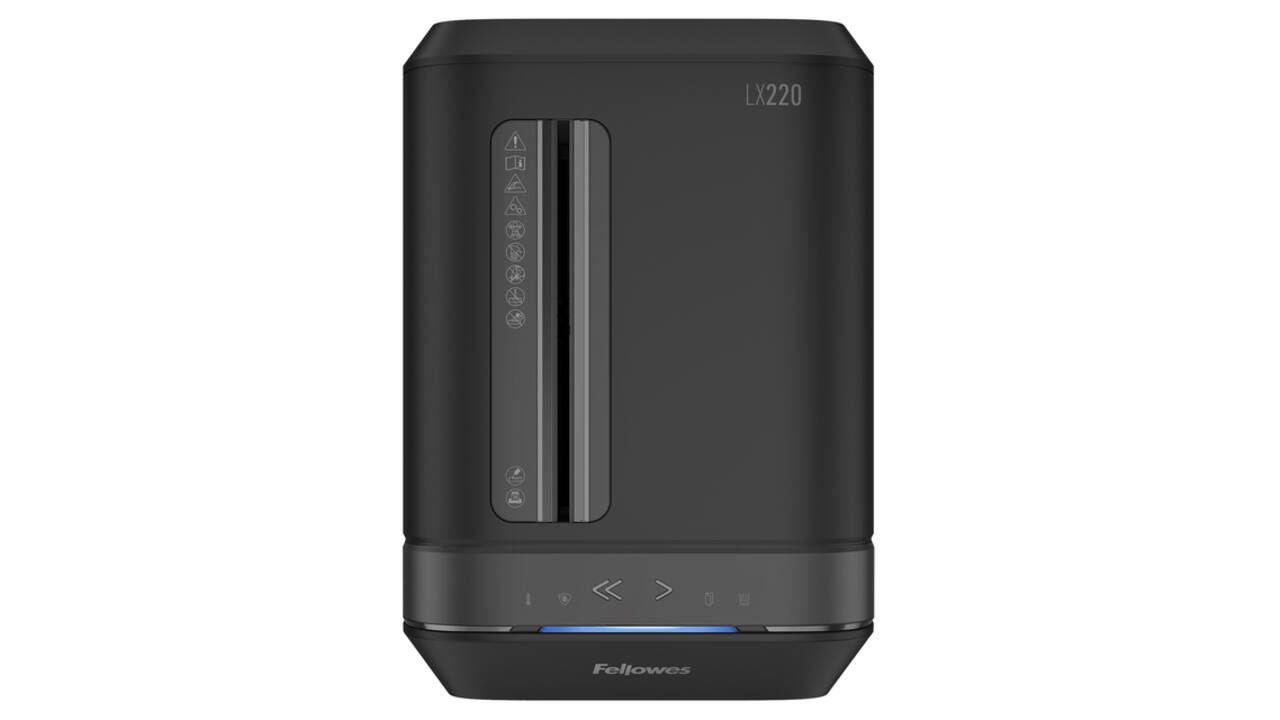 Papiervernietiger Fellowes Powershred LX220 snippers 2x12mm zwart
