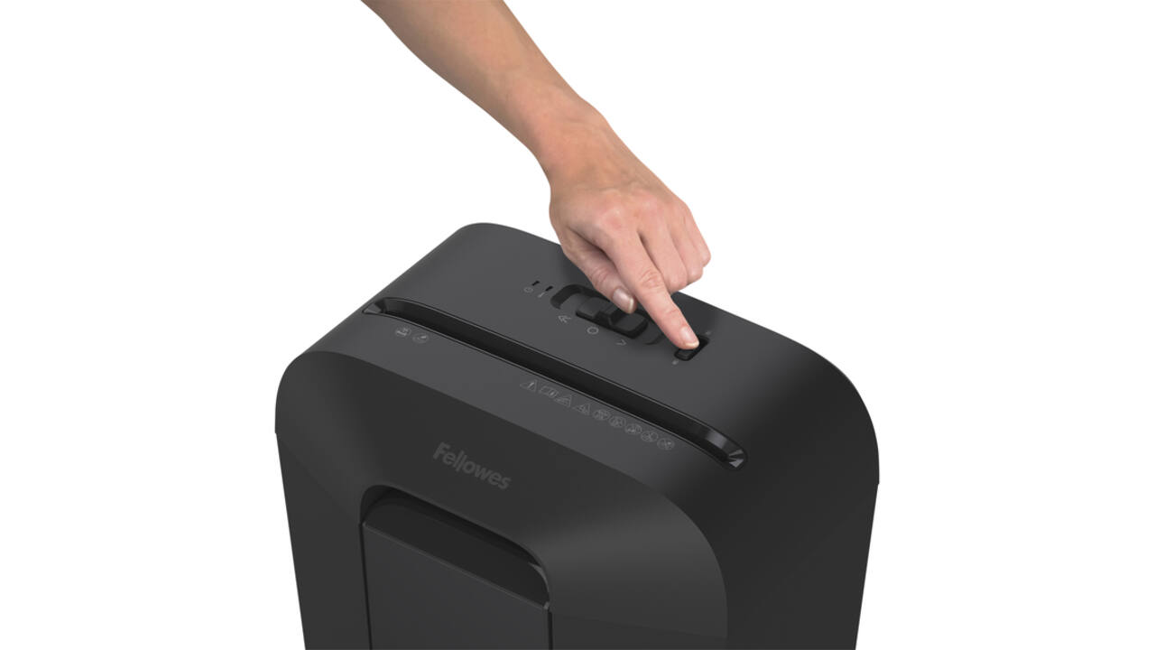 Papiervernietiger Fellowes Powershred LX45 snippers 4x37mm zwart