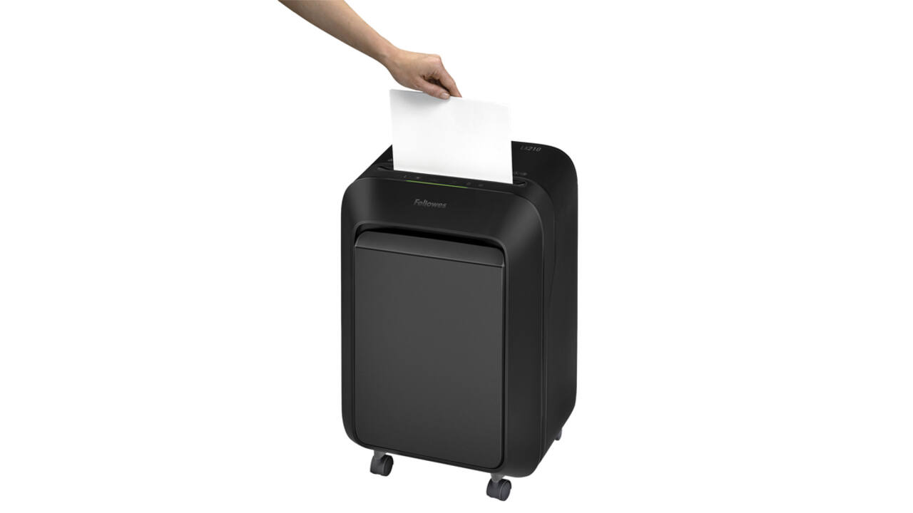 Papiervernietiger Fellowes Powershred LX210 snippers 4x12mm zwart