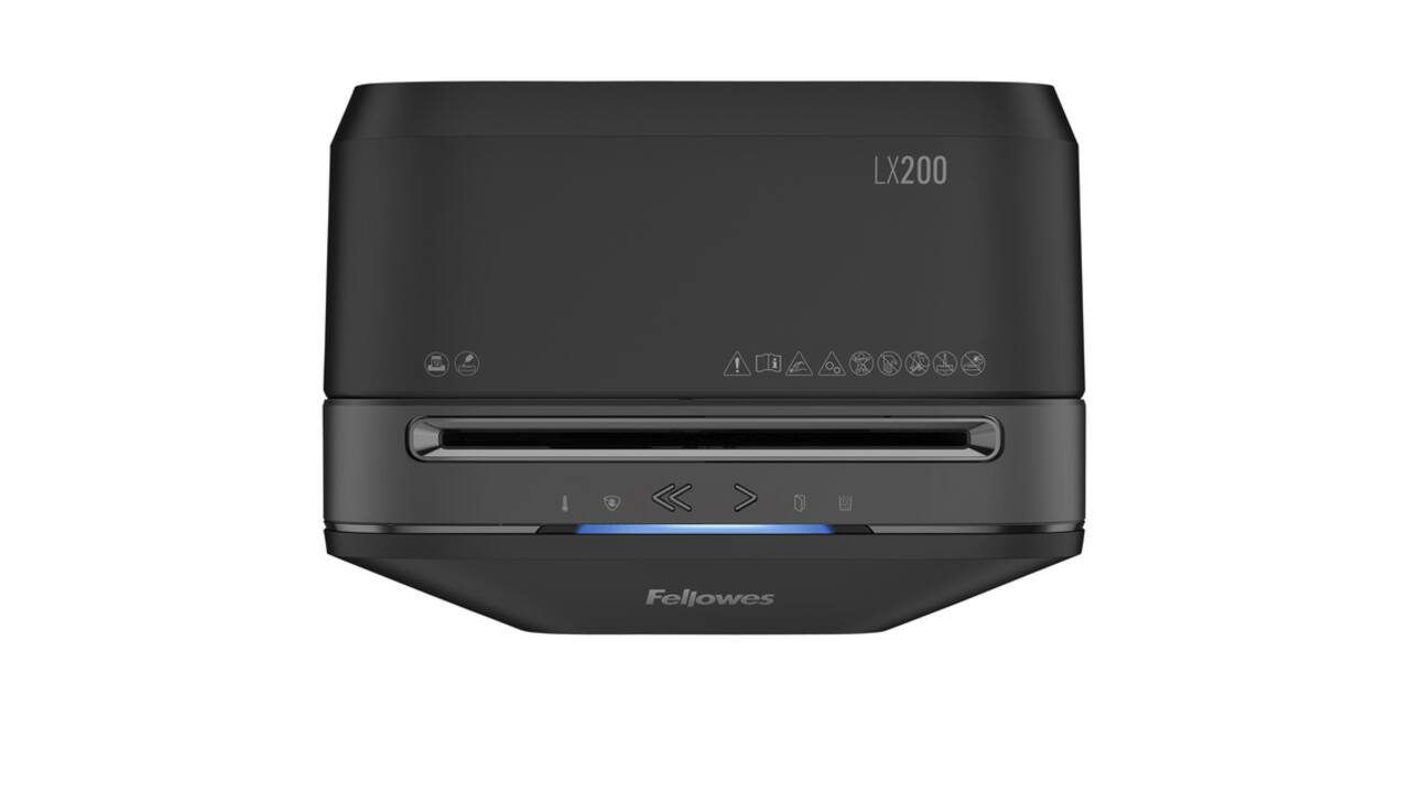 Papiervernietiger Fellowes Powershred LX200 snippers 4x12mm zwart