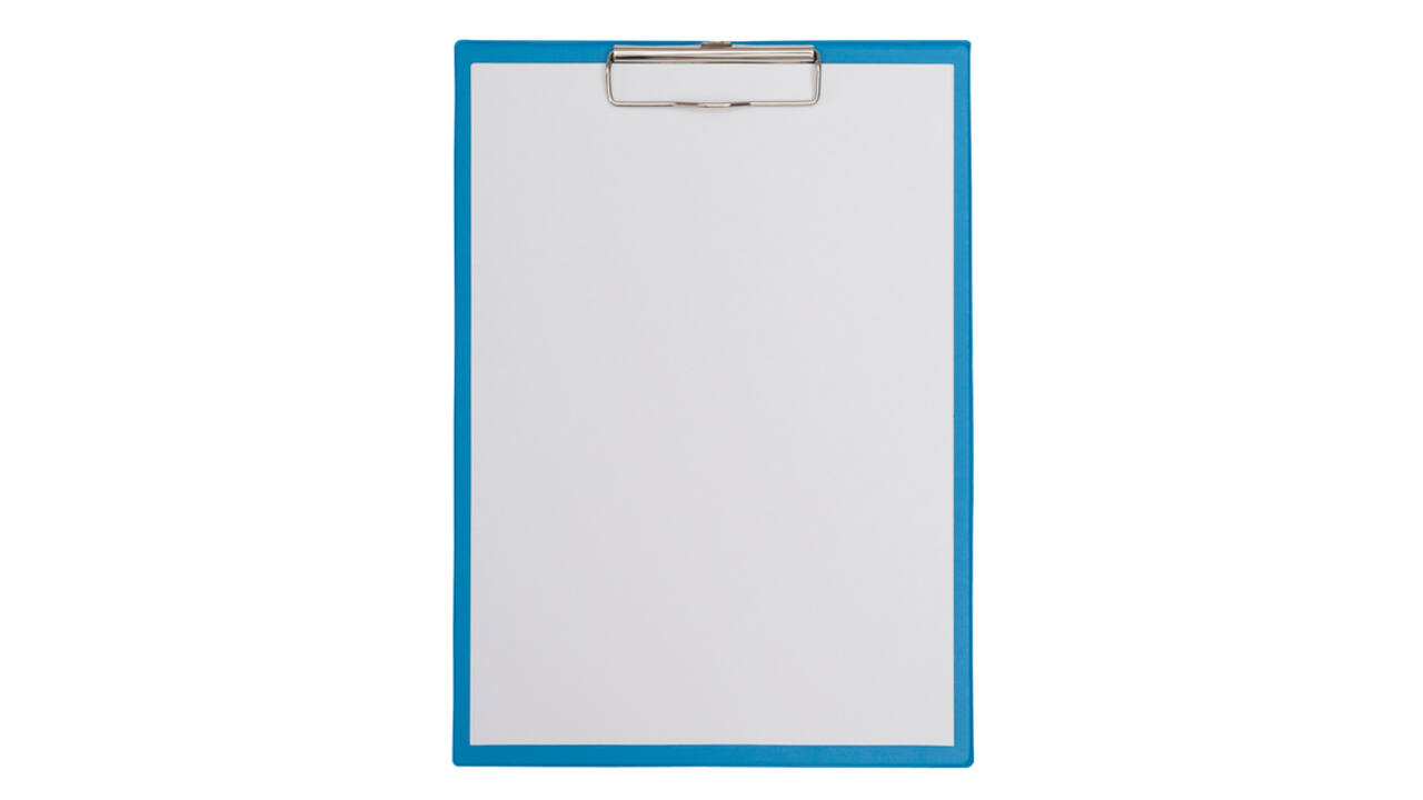 Klembord MAUL A4 staand PVC lichtblauw