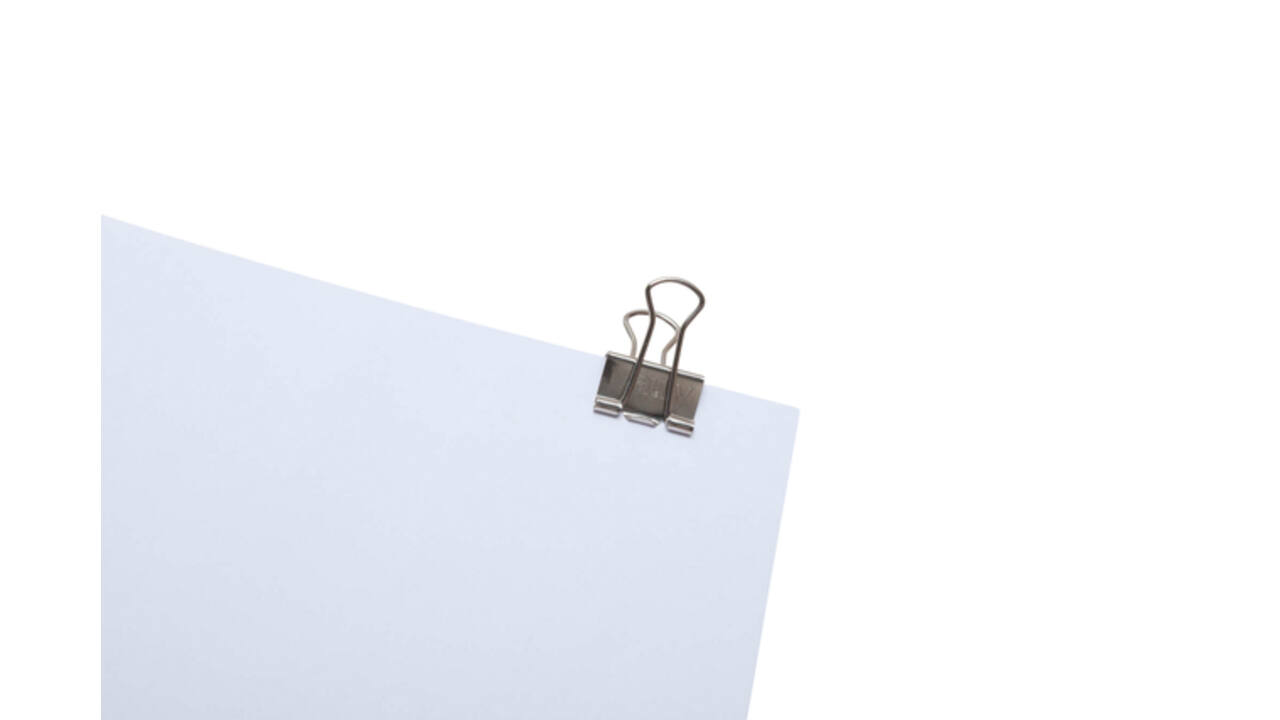 Papierklem MAUL 215 foldback 19mm capaciteit 7mm zilver 12 stuks