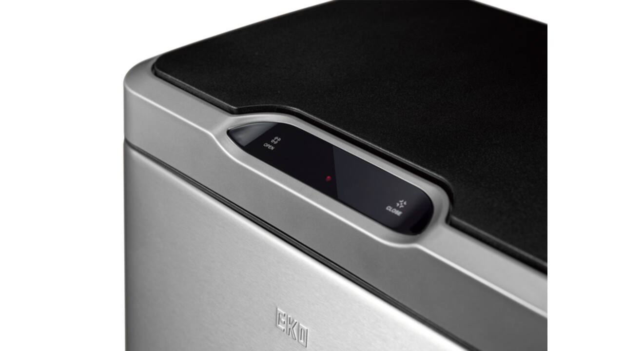 Afvalbak EKO Mirage met sensor 30liter RVS mat