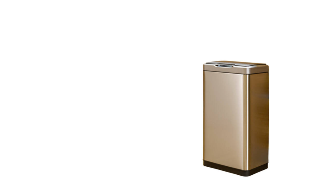 Afvalbak EKO Mirage met sensor 30liter RVS mat