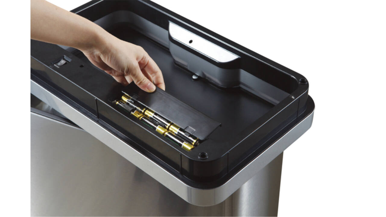 Afvalbak EKO Mirage met sensor 30liter RVS mat